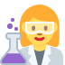 👩‍🔬 woman scientist display on Twitter